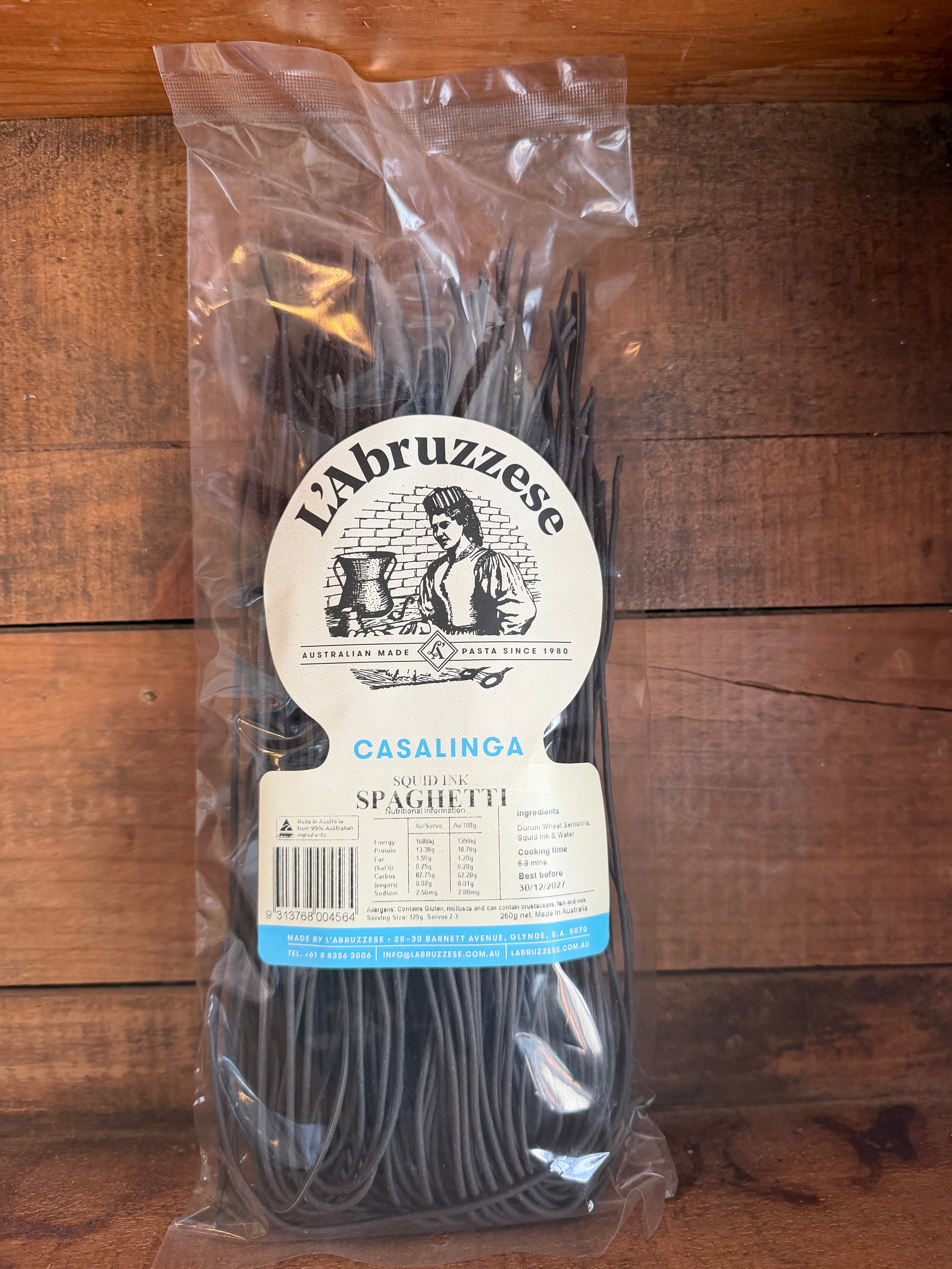 L'Abruzzese Squid Ink Spaghetti